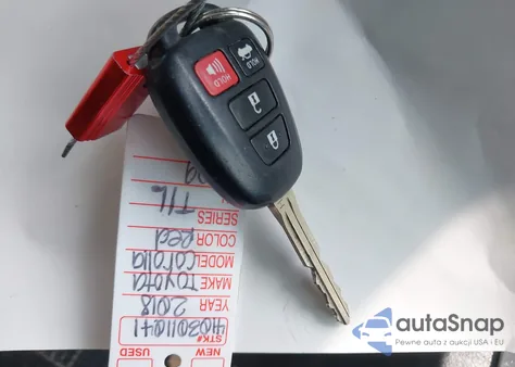 2018 Toyota Corolla Le from USA, damaged, VIN 2T1BURHE3JC003418